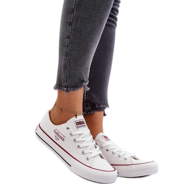 Big Star White damsneakers vit