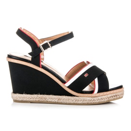 Vices Kvinnors Sandaler På Höga Klackar svart