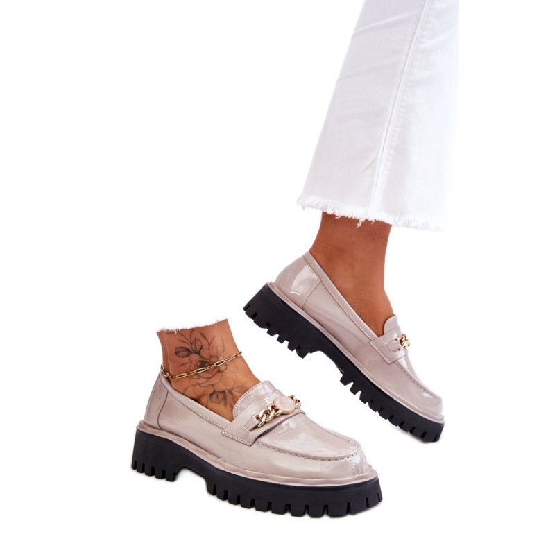 Step in style Mockasiner Model Ronin MR-X351 Ljusgrå - Steg i stil