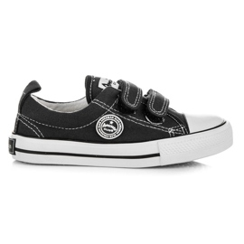 American Club Sneakers med kardborreband svart