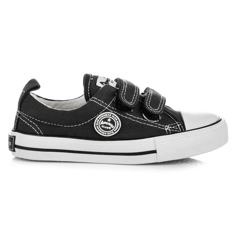 American Club Sneakers med kardborreband svart