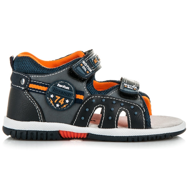 American Club Kardborresandaler för pojkar blå