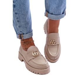 Step in style Skor Modell Rosefalls 20153 Beige Läder - Steg i stil