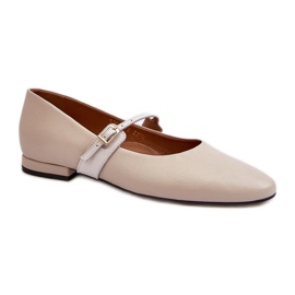 Balettlägenheter Modell Laura Messi 2774/254-109 Beige - Step in style