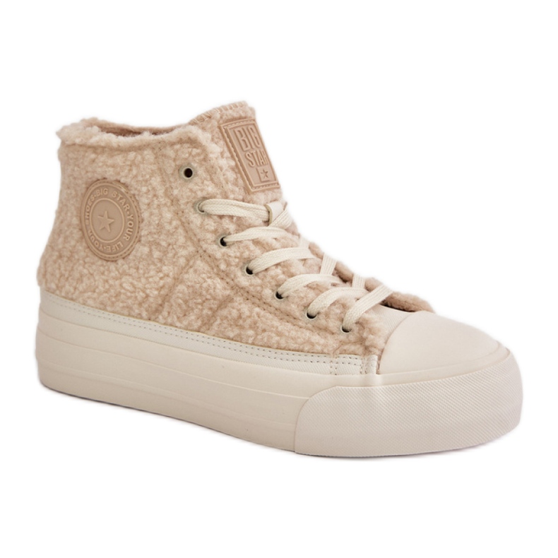 Step in style Sneakers Modell Big Star OO274A444 Beige - Steg i stil