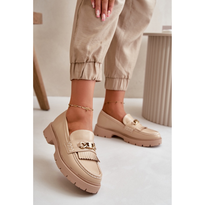 Step in style Mockasiner Modell Zanita GQ8-010 Beige - Steg i stil