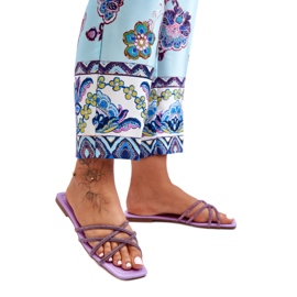 Step in style Sandal flipflops modell Leomi 5628-2 CLA-1 Violet - Steg i stil purpur