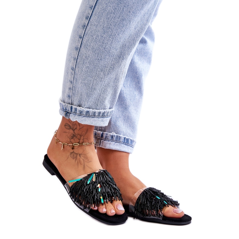 Step in style Sandal flip-flops Model S.Barski KV-576-4 Svart - Steg i stil