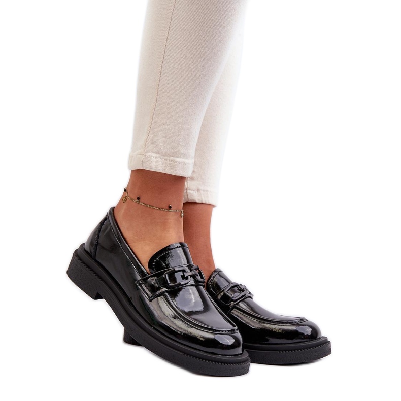 Step in style Mockasiner Modell Keelana 24PB18-6886 Svart lack - Steg i stil