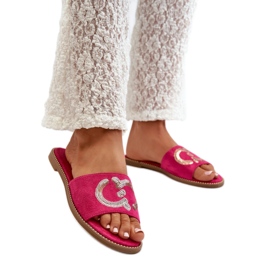 Step in style Sandal flipflops modell S.Barski KV27-052 Fuchsia - Steg i stil rosa