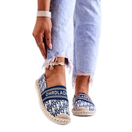 Step in style Espadrillor Modell Warm Time NB358P Blå - Steg i stil