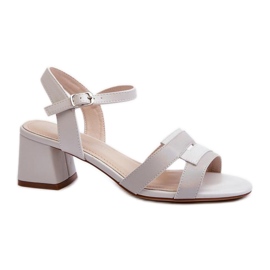 Step in style Sandaler Modell Sergio Leone SK894 Grå - Steg i stil