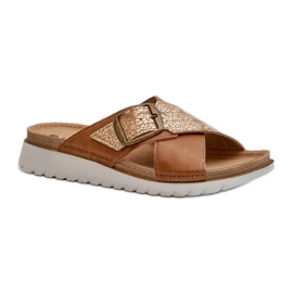 Step in style Sandal flipflops Modell Inblu CN000032 Camel - Steg med stil brun