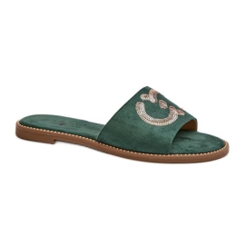 Step in style Sandal flip-flops Modell S.Barski KV27-052 Grön - Steg i stil