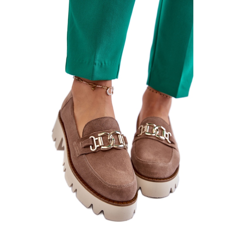 Skor Modell Laura Messi 2489 Brun - Step in style beige