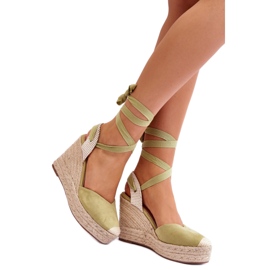 Step in style Sandaler Modell Lendy QQ-116 Grön - Steg i stil