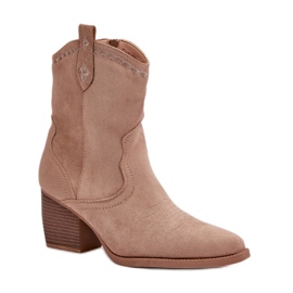 Step in style Stövlar Modell Narinae CHC359 Beige - Steg i stil