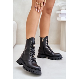 Step in style Workers Model CheBello 4553 Black - Steg i stil svart