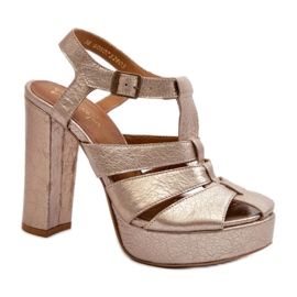 Step in style Sandaler Modell Maciejka 06050-25 Guld - Steg i stil