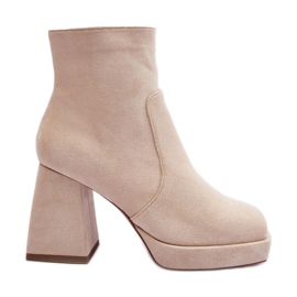 Step in style Stövlar Modell Abnous NS293P Light Biege - Steg i stil beige