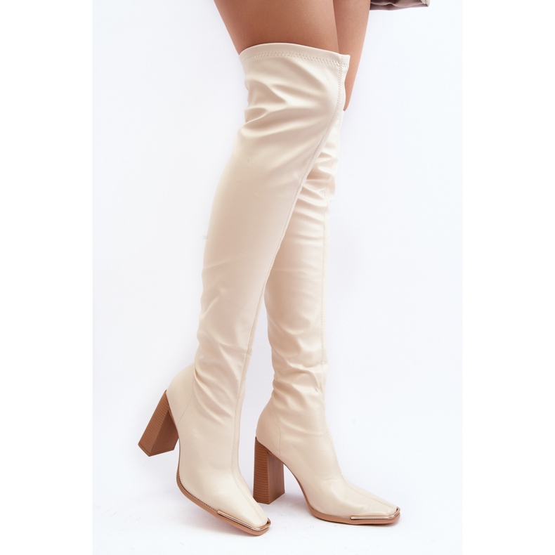 Step in style Stövlar Modell Orcella 6028 Beige - Steg i stil