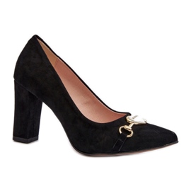 Step in style Pumps Model Zazoo 2453/OS Black Mocka - Steg i stil svart