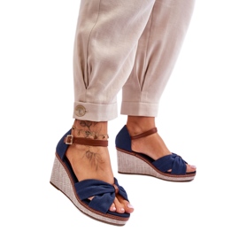 Step in style Sandaler Modell Daphne M338 Navy - Steg i stil