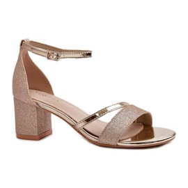 Step in style Sandaler Modell Ploemis 20244 Guld - Steg i stil