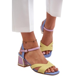 Step in style Sandaler Model Da CR482 Gul - Steg i stil