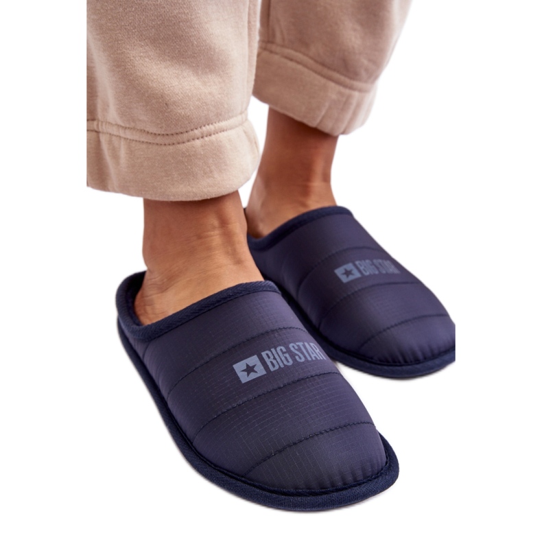 Step in style Tofflor Modell Big Star KK274601 Marinblå - Steg i stil