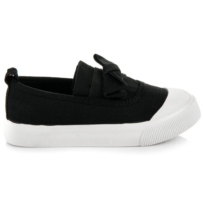 L&H Slip-on sneakers med båge svart