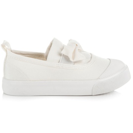 L&H Slip-on sneakers med båge vit