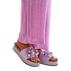 Step in style Sandal flip-flops modell S.Barski HY077 Violet - Steg i stil violett