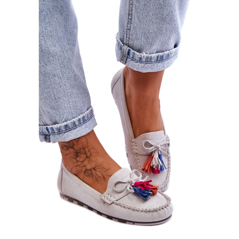 Step in style Mockasiner Modell Dorine GS37 Grå - Steg i stil