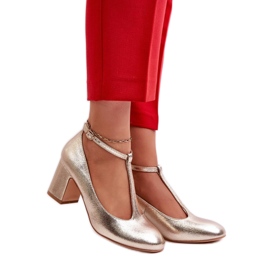 Step in style Pumpar Modell Raniyah 834283 Guld - Steg i stil