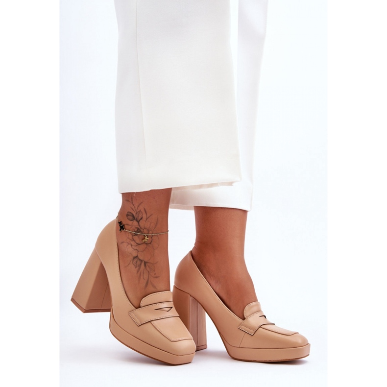 Step in style Pumps Model Alisa M046 Nude - Steg i stil beige