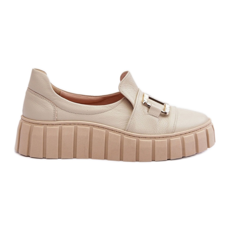 Step in style Skor Modell Lewski 3398 Beige Ljus dekoration - Steg i stil