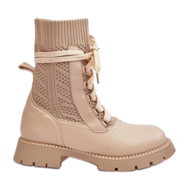 Step in style Stövlar Modell Gentiana 8573A Beige - Steg i stil
