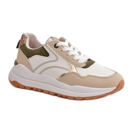 Step in style Sportskor Modell Issatta C2157 Beige/Grön - Steg i stil