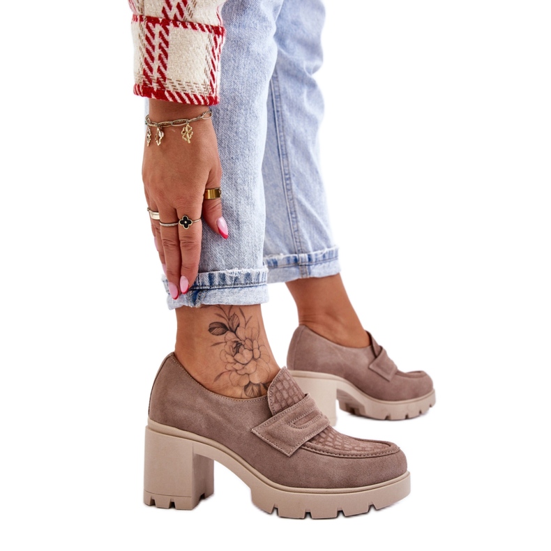 Step in style Skor Modell Arabell 20125 Mörk Beige - Steg i stil