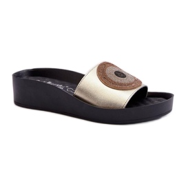 Step in style Sandal Flipflops Modell S.Barski KV27-019 Guld - Steg med stil