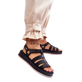 Zaxy Svarta veganska sandaler