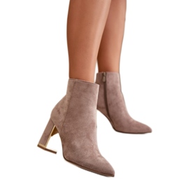 Step in style Stövlar Modell Mevair NS331 Beige - Steg i stil