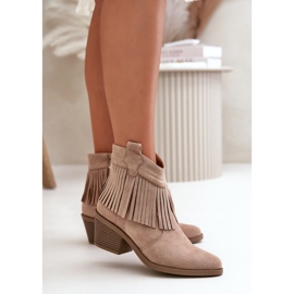 Step in style Stövlar Modell S.Barski HY42-127 Beige - Steg i stil