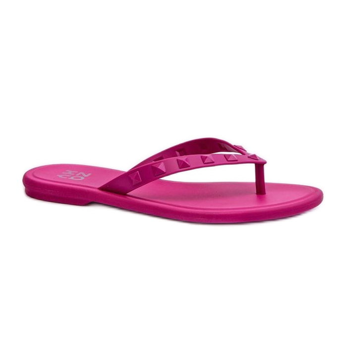 Zaxy Fuchsia platta flipflops för kvinnor rosa