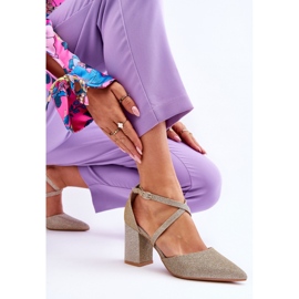 Step in style Pumps Modell Galaxy LY-9237-3 Guld - Steg med stil