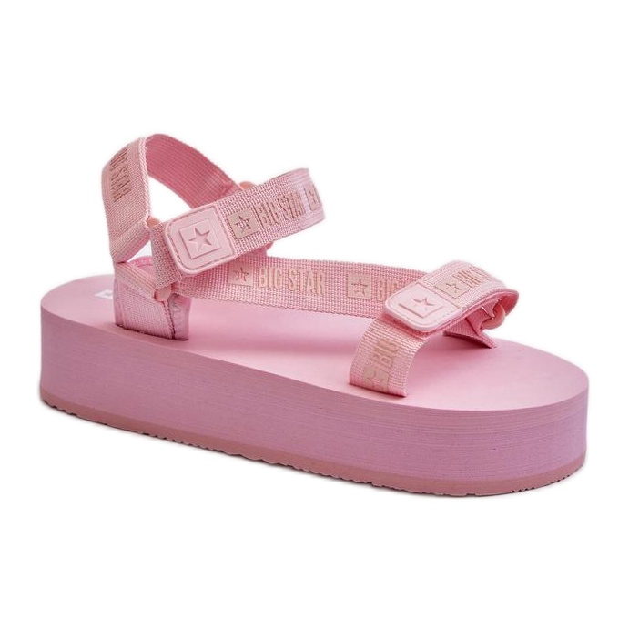 Plattformssandaler Modell Big Star Pink rosa