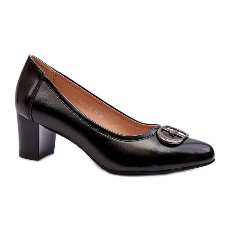 Eleganta pumps från märket Vinceza Black svart