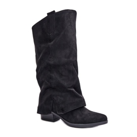 Mockastövlar Cowboy Modell Svart