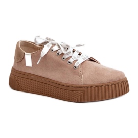 Modell Memory Foam System Big Star Mörkbeige sneakers